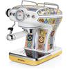 Ariete 1389 Macchina da caffè Positano, 850W, Capacità serbatoio 0,9L, Filtro ½ tazze, Vassoio raccogli goccia, Cappuccinatore
