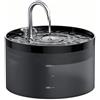 GIOTOHUN Fontanella per Gatti, GIOTOHUN Fontanella Gatti, 2L Fontanella Gatto, Forma di Rubinetto, Pompa Dell'acqua Super Silenziosa, Filtraggio dei Peli Randagi, Due tipi di Modalità di Flusso Dell'Acqua,Nero