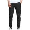 JACK & JONES Jjipaul Jjflake Akm 542 Black Noos, Pantaloni Uomo, Nero (Black Black), W36/L34 (Taglia Produttore: 36)