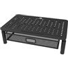 Maclean MC-947 Supporto per monitor per computer portatile con cassetto regolabile
