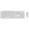 LOGITECH - Tastiera Wireless MK295 (Layout Italiano) + Mouse Ottico 3 Tasti 1000 DPI Colore Bianco