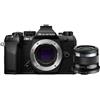 OM SYSTEM OM-5 II nero + 45 mm F/1.8 | ✅Garanzia di 5 anni