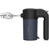 TERRAILLON - NEW MOON- Sbattitore elettrico, frusta in acciaio inox, funzione turbo, 5 velocità, 400 W, pulsante Eject, corpo in acciaio verniciato, blu