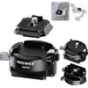 NEEWER GM47B Kit Piastra a Sgancio Rapido, Adattatore Treppiede Fotocamera QR Quadrato con Base a Morsetto Compatibile con Arca Swiss DJI Ronin RS 4 Pro RS 3 RS 2 Peak Design Capture V3 Camera Clip