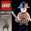 LEGO ⭐ LEGO Lieutenant Lesaro poc038 Minifigure Pirates of the Caribbean Caraibi