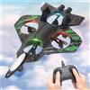 Aereo RC in schiuma 4 canali con luce flash, aereo telecomandato in schiuma