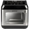 G3 Ferrari G10187 Friggisano Evo 13L Friggitrice ad aria, 1700W, 13 Litri, 16 Programmi, Display Digitale, Funzione essiccatore, Accessori INOX, BPA/PFOA Safe e Ricettario inclusi, Grigio Acciaio/Nero