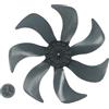 Eawfgtuw Parti di ricambio silenziose per ventola da tavolo, con copertura per dado, elica in plastica compatibile per ventole oscillanti in piedi (7 lame)