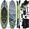 TRIZAND SUP Board 335 cm - Set completo con sedile, pagaia, pompa e accessori - Tavola gonfiabile Stand Up Paddle Board per principianti ed esperti - Set per kayak all'aperto