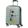 American Tourister Wavebreaker Disney FL - Spinner S, bagagli a mano, 55 cm, 36 L, multicolore (Minnie Pastel Dots)