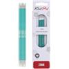 KnitPro 20 cm x 3,25 Millimetri Alluminio Zing Maglia a Due Punte per Il Verde