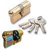 Ezcurra-M78162-Cilindretto per serratura, doppio ingresso D6N40/70 centrale ds15 cromato