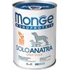 MONGE & C. SpA Crocchette Monge Monoprotein Anatra per cani, 400g