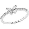 Amor Anello da donna in argento sterling 925, con zirconi sintetici, bianco, in confezione regalo, 2037267, Argento 925 rodiato, Zirconi sintetici.