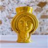 Ceramiche di Caltagirone Sofia Testa di Moro h 30 cm — Donna, Senape - 30 cm / Senape