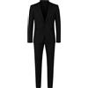 TAGLIATORE Abito Smoking Slim Fit Nero con Revers in Raso  Tagliatore