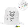 hi!dea™ Zaino a sacca da colorare 080 g/m² GLENCOE 30 x 35 cm personalizzate o neutre
