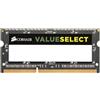 Corsair Value Select SODIMM 4 GB (1 x 4 GB) DDR3 1600 MHz C11 - Memoria per laptop/notebook - Nero