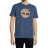 Timberland Uomo Maglietta con Logo Camo Tree, Navy Blue, 3XL