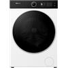 Hisense Lavasciuga Slim 8+6 Kg Classe D Centrifuga 1400 giri Profondità 47 cm Funzione Vapèore - WD5I8043BWF