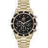 Breil Orologio UOMO BOW SHOT quadrante MONO-COLORE NERO movimento CRONOGRAFO QUARZO e BRACCIALE ACCIAIO COLORATO ORO TW1981