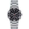 Breil Orologio UOMO ADJUST quadrante MONO-COLORE NERO movimento CRONOGRAFO QUARZO e BRACCIALE ACCIAIO ARGENTO TW1967