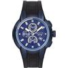 Breil Orologio UOMO CHRONO 48''12 quadrante MONO-COLORE BLU movimento CRONOGRAFO QUARZO e CINTURINO POLIURETANO NERO TW1960