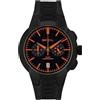 Breil - Orologio da Uomo Collezione NEW ONE SPORT TW1870 - Orologio da Polso Chrono Gent con Quadrante Analogico Nero, Lancette Luminose e Calendario - Movimento VK64-6H - Orologio al Quarzo