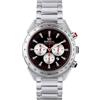 Breil Orologio TW1926 UOMO CRUISER quadrante BI-COLORE NERO, ROSSO movimento CRONOGRAFO QUARZO e BRACCIALE ACCIAIO ARGENTO