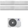 Gree - Condizionatore quadri split con inverter da 9000+9000+9000+9000 Gree Airy Silver Wifi in A++ con R32 GWHD(42)NK6OO
