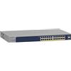 NETGEAR Switch Ethernet Gigabit PoE a 24 porte (GS724TP), Switch PoE, 24 da 1 G, 24 PoE+ a 190 W, 2 SFP da 1 G, gestione Insight cloud opzionale, montaggio desktop o su rack