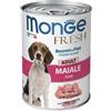 Monge Fresh Bocconi In Paté Con Maiale 400g Lattina Cani Adulti