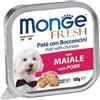 Monge Fresh Maiale Paté e Bocconcini Vaschetta 100g Cani Adulti