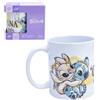 CARTOON Tazza in ceramica Stitch e Angel Disney modello mug ciotola da colazione 325 ml per bambini