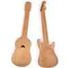 Kikkerland Guitar Utensils Posate per Insalata, Legno, 33x11x1 cm, 2 unità
