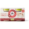 Alce Nero Omogeneizzato Biologico al Manzo per Bambini da 4-6 Mesi, 2x80g