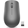 Lenovo 530 Mouse wireless - Sensore ottico 1200 dpi, design ambidestro, 2,4 GHz, 3 tasti, batteria fino a 12 mesi - Colore grafite