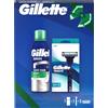 Gillette Mach3 Set Uomo con Schiuma da Barba