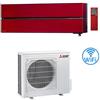Mitsubishi Climatizzatore Condizionatore Mitsubishi Kirigamine Style Rosso Wifi MSZ-LN50VGR 18000 BTU INVERTER classe A+++ /A++