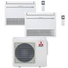 Mitsubishi Climatizzatore Condizionatore Mitsubishi Pavimento Serie M MFZ-KT Dual Split Inverter 12000 + 18000 BTU con U.E. MXZ-3F54VF NOVITÁ Classe A+++/A++