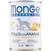 Monge Monoprotein Patè Pollo con Ananas Lattina 400g Cani Adulti