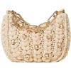 TWINSET Borsa 'Croissant' in maglia crochet