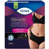 Essity Pannolone a Mutandina Assorbente Tena Silhouette Noir, Vita Bassa, 10 Pezzi