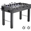 VEVOR Calciobalilla, Tavolo Standard da 1212 mm, Tavoli da Calciobalilla da Interno di Dimensioni Standard, Set da Calcio Resistente, Include 2 Palline, Segnapunti e 2 Portabicchieri
