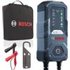 Bosch Automotive Bosch C30 Caricabatterie per Auto, 6 V - 12 V / 3,8 A, con Carica di Mantenimento - per Batterie al Piombo-Acido, EFB, GEL, AGM e SLI da 6 V/12 V