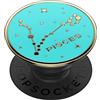 PopSockets: PopGrip - Supporto e Impugnatura per Telefoni Cellulari e Tablet con un Top Intercambiabile - Enamel Zodiac Pisces