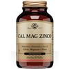 SOLGAR IT. MULTINUTRIENT SpA Solgar Cal Mag Zinco 100 tavolette - Integratore Calcio Magnesio e Zinco