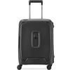 DELSEY PARIS - MONCEY - Valigia da Cabina Rigida Sottile Materiale Riciclato e Riciclabile - 55x40x20 cm - 36 L - S - Nero