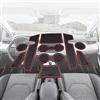 BIXUAN E210 Tappetino in Gomma Compatibile con Toyota Corolla E210 2019 2020 2021 2022 2023 2024 2025 Tappetini Antiscivolo per Portabicchieri Plancia di comando Auto Accessori Console Centrale