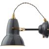 Anglepoise - Lampada da parete 1227 - Grigio - Ottone - Designer George Carwardine